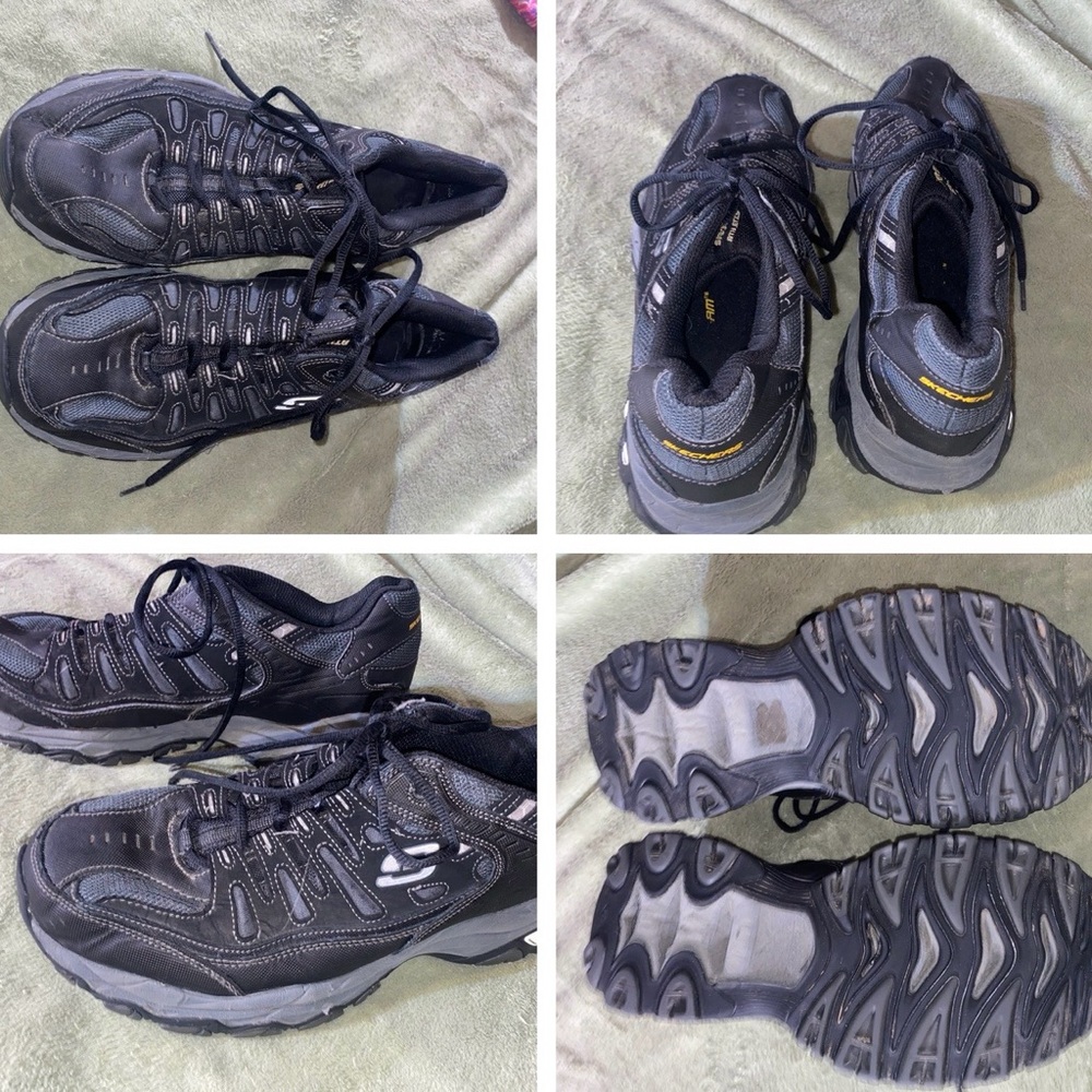 Skechers Men's Black Athletic Shoes